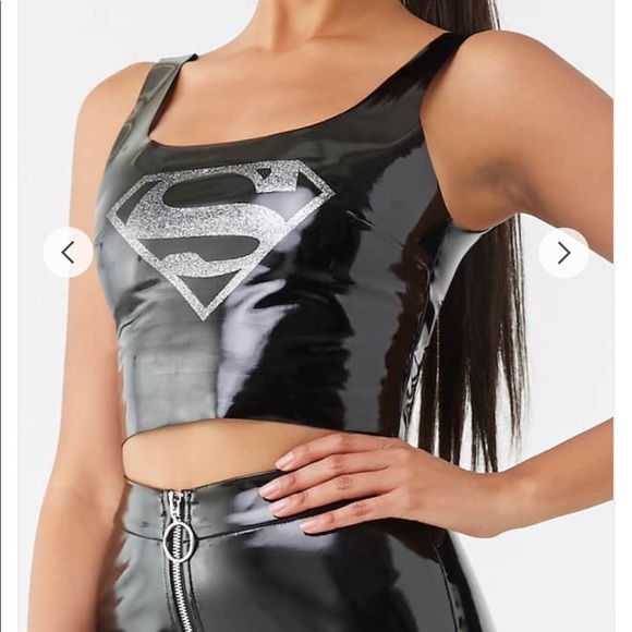 superman crop top forever 21